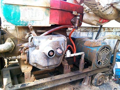 高青单杠柴油机发电机出租